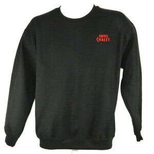 SWISS CHALET Chicken Black Sweatshirt Employee Uniform Shirt Size M Medium